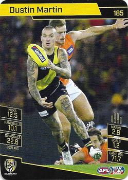 2022 AFL TeamCoach #185 Dustin Martin Front